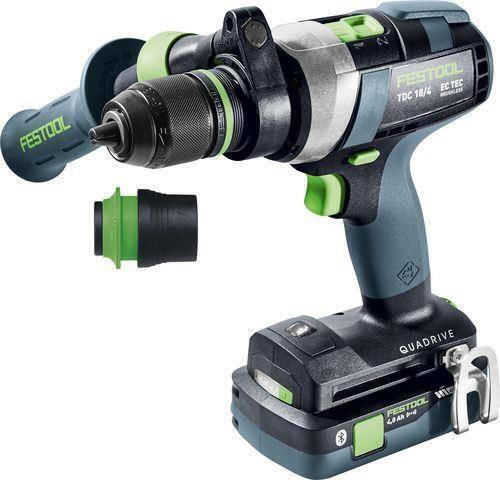 Festool TDC 18/4 5.2/4.0 I-Plus Двигател За Бормашина На Батерия Безчетков 18V 1x5.2Ah & 1x4Ah