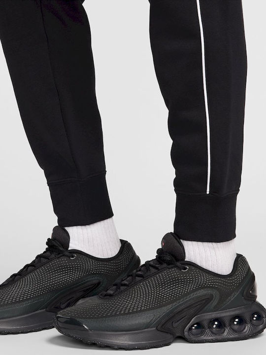 Cargo Sweatpants with Elastic Black