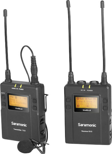 Saramonic UwMic9 Σετ Ασύρματο Μικρόφωνο Πέτου, Clip On, Ζώνης Δημοσιογραφικό