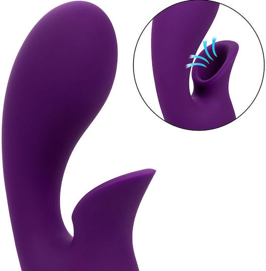 Calexotics Huntington Beach Heartbreaker Δονητής Μασάζ με Απομακρυσμένο Έλεγχο Μωβ