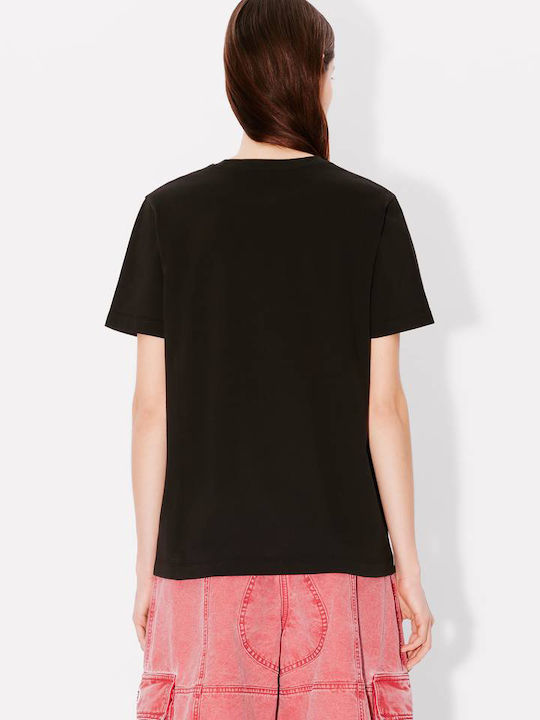 Kenzo Femeie Tricou Floral Negru