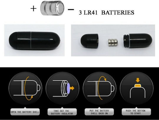 Baile Vibrating Cock Ring Cock Silicon Negru