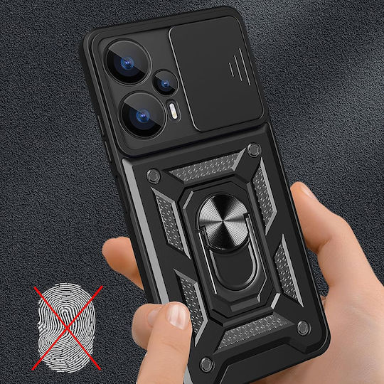 Techsuit Camshield Back Cover Πλαστικό / Σιλικόνης Ροζ Χρυσό (Poco F6)