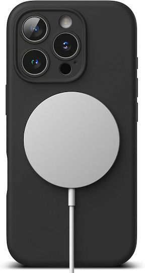 Ringke Magnetic Back Cover Silicone Black (iPhone 16 Pro)