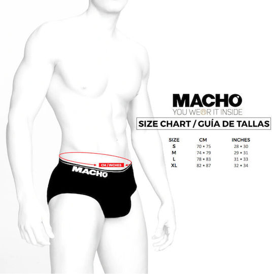 Macho Underwear Ανδρικό Sexy Boxer Μαύρο