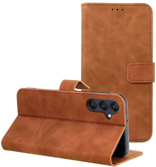 Book Synthetic Leather Brown (Samsung A25 5G)