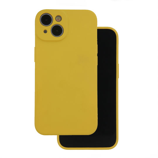 Moto Back Cover Silicone Yellow (Motorola Moto G54)