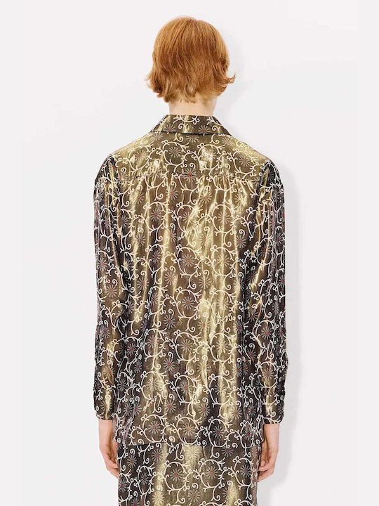 Kenzo Marguerite Oversized Shirt Gold Fe62ch0909p1.79