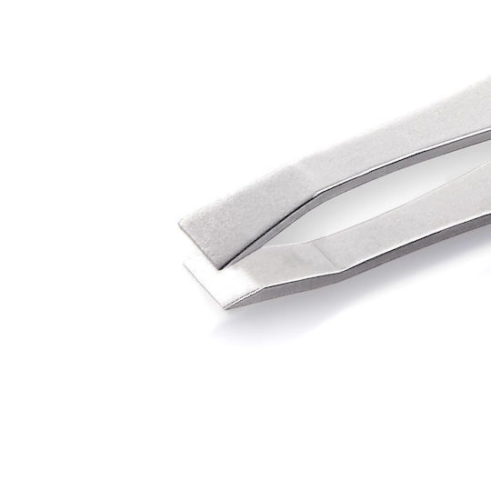 Nghia Augenbrauenpinzette mit Schräger Spitze Silber 0.35cm