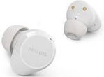 Philips TAT1209 In ear Bluetooth хендсфри Слушалки с Устойчивост на Пот и Кутийка за Зареждане Бял