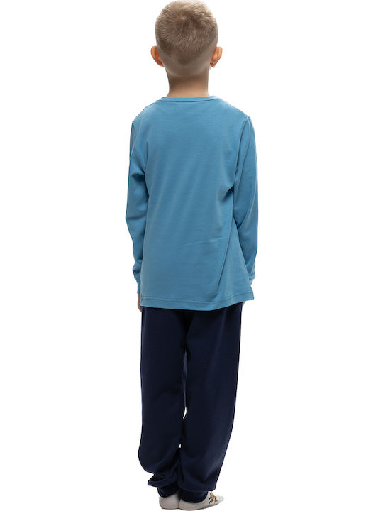 Galaxy Kinder Schlafanzug Winterlich Navy Blue