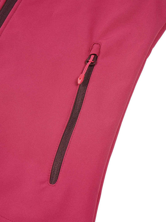 Kobryn Παιδικό Casual Μπουφάν με Κουκούλα Pink