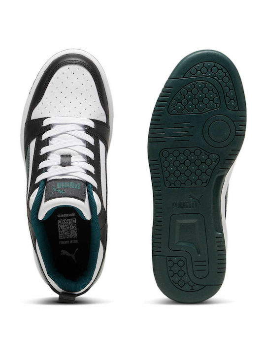 Rebound V6 Kinder Sportschuhe Basketball mit Schnürsenkeln Schwarz