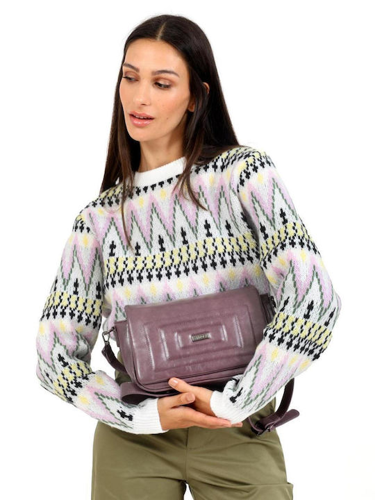 Doca Din piele Geantă de damă Crossbody Lila