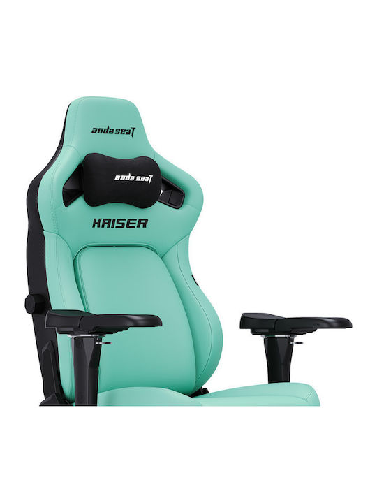 Anda Seat Kaiser 4 L Καρέκλα Gaming Δερματίνης με Ρυθμιζόμενα Μπράτσα Πράσινη