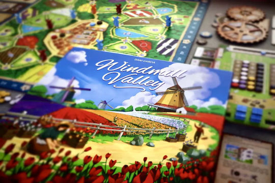 Board Game Windmill Valley for 1-4 Players 14+ Years Old (NL) Board & Dice