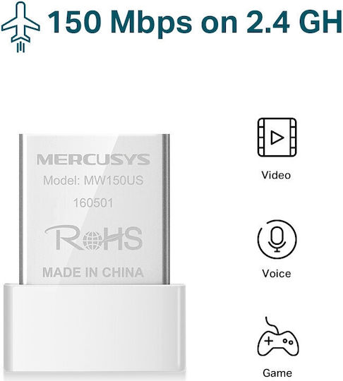 Mercusys N150 Wireless USB Network Adapter 150Mbps