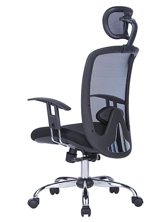 Office Products Samos Bürostuhl mit Neigen und Einstellbare Arme Schwarz