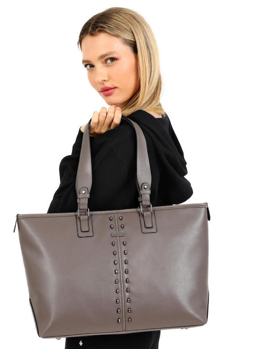 Doca Damen Tasche Schulter Gray