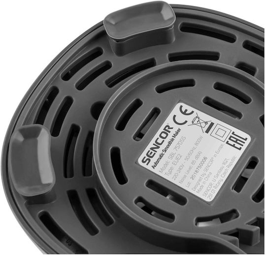 Sencor Μπλέντερ με Γυάλινη Κανάτα 900 ml 800W Inox SBL 7570SS