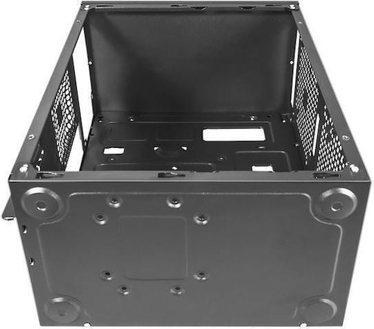 1STPLAYER X1 Геймърско Midi Tower Компютърна Кутия с Страничен Прозорец Черна