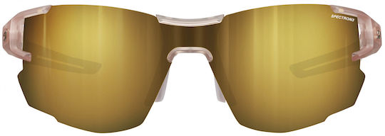 Julbo Cycling Glasses with Pink Frame & Mirror Lenses
