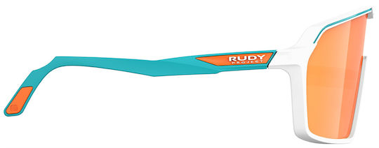 Rudy Project Γυαλιά Ποδηλασίας με Λευκό Σκελετό και Χρωματιστούς Φακούς