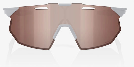 100% Fahrradbrillen Hypercraft SQ mit Gray Rahmen und Mehrfarbig Linsen