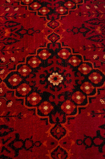 Viokarpet Mauri 02269 Teppich Rechteckig Synthetisch,Polyester/Cotton/Leather Burgundy