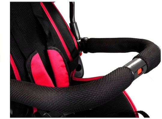 Lean Toys Спортно Превозно Средство с Ръкохватка за Родител за 3+ Години Червено