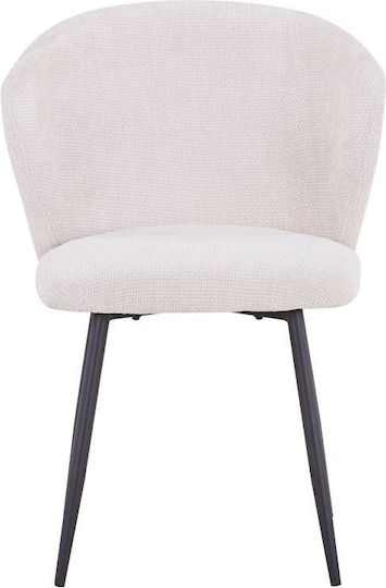 Karg Scaune Sala de mese Alb / Negru 1buc 57x62x80buc