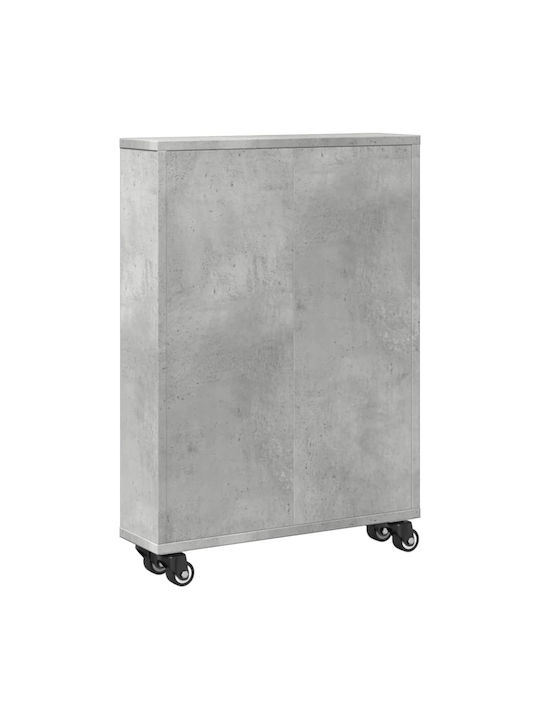 Bibliothek Grau 48x13x68cm