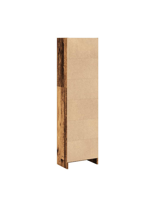 Brown Bookcase 40x24x143cm