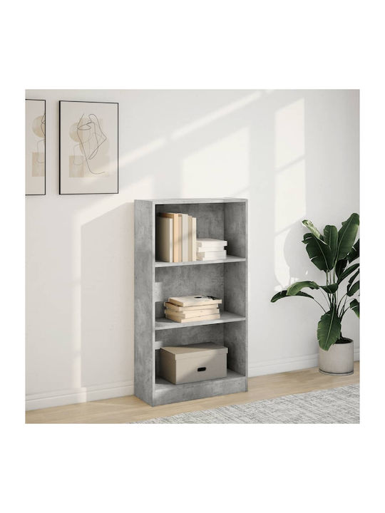 Bookcase Grey 60x24x109cm