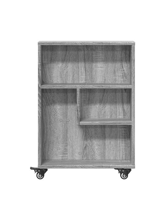 Grey Sonoma Bookcase 48x13x68cm