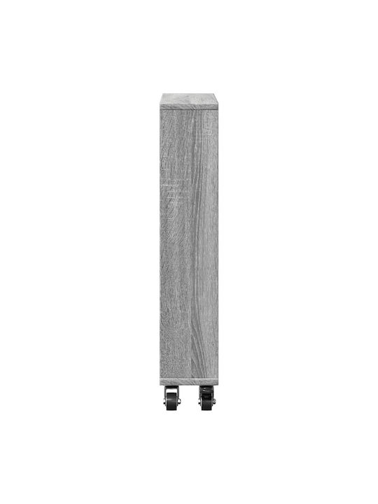 Grey Sonoma Bookcase 48x13x68cm