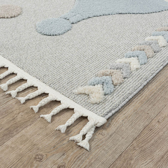Newplan Bubbles 680 Детско килимче Сив 160x230см