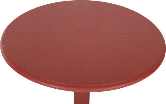 Tisch Bar für kleine Außenbereiche Stabil Terrin Red 61x61x77cm