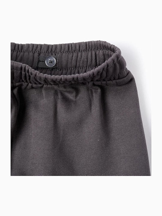Pantaloni De Trening Pentru Copii Gri Închis