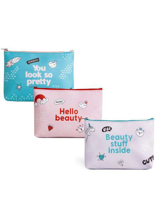 IDC Institute Toiletry Bag You Look So Pretty in Green color 22cm ZK50425