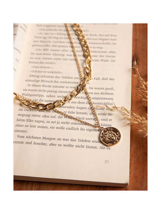 Rock Club Necklace Double