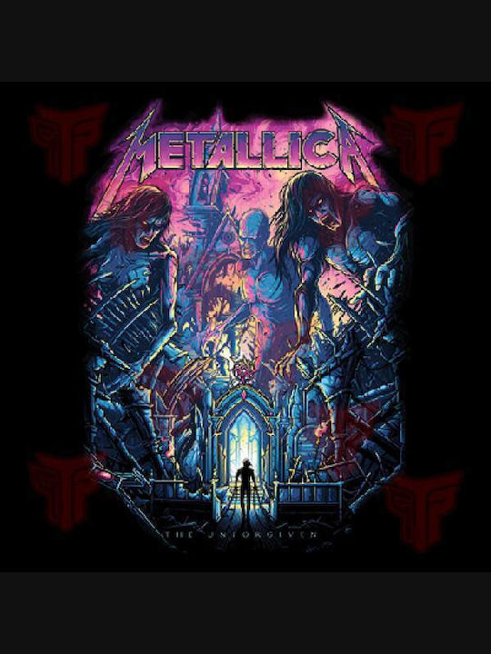 Hanorac pentru Adulți cu Imprimeu Mare Takeposition Metallica Unforgiven Negru 336-7765