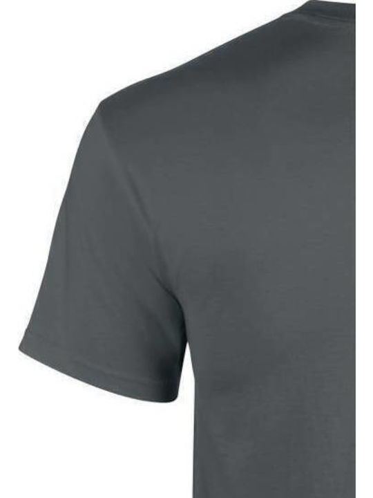 Ανδρικό Μπλουζάκι T-shirt Βαμβακερό Takeposition So What Γκρι Σκούρο 320-1388-08