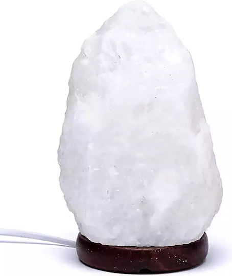 Weiße Himalaya-Salzlampe Felsenform Kristallfelsen 20cm