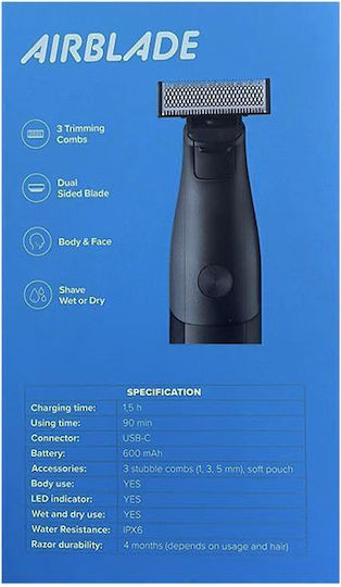 Airblade LS2000 Electric Shaver Face Rechargeable