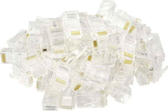 Cat.6 Utp Through-through Plug Rj45 Pt-rj456ut-1 25pcs