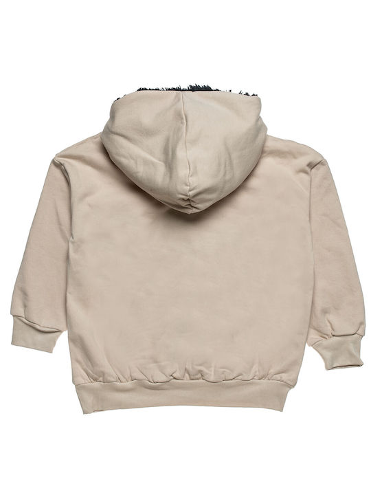 Alouette Kids Sweatshirt with Hood Beige