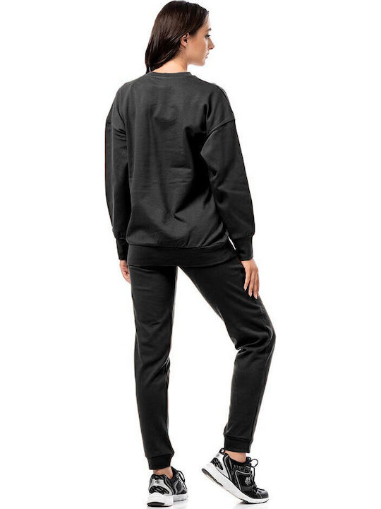 Damen Sport Bluse Schwarz