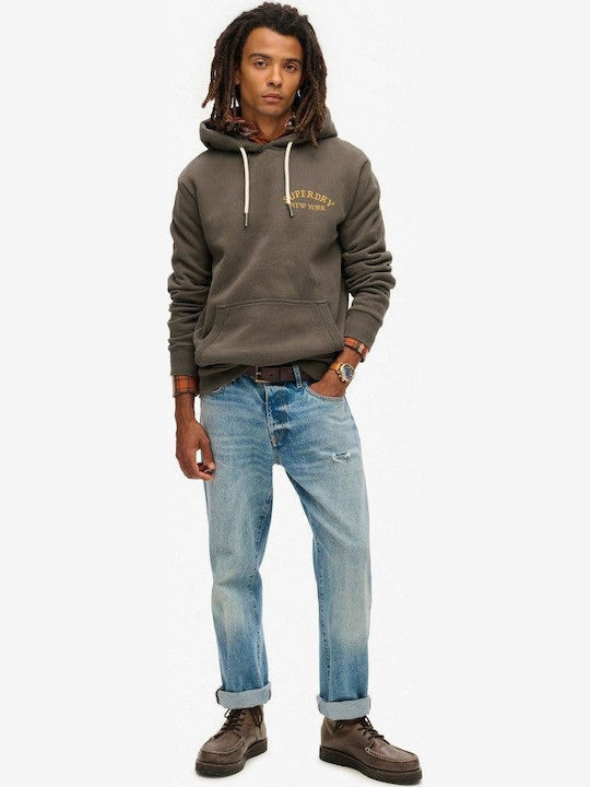 D1 Ovin Sweatshirt mit Kapuze Gray