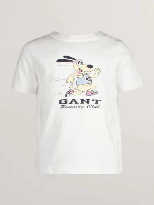 Gant Kinder-T-Shirt Weiß